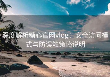 深度解析糖心官网vlog：安全访问模式与防误触策略说明