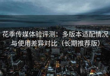 花季传媒体验评测：多版本适配情况与使用差异对比（长期推荐版）