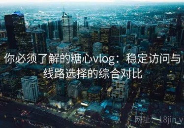 你必须了解的糖心vlog：稳定访问与线路选择的综合对比