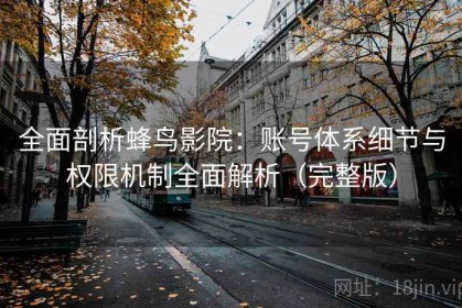 全面剖析蜂鸟影院：账号体系细节与权限机制全面解析（完整版）