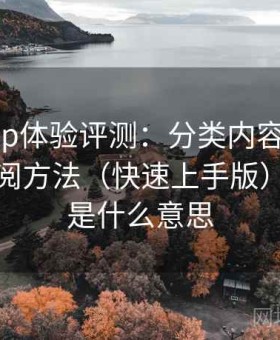 秘语app体验评测：分类内容浏览技巧与订阅方法（快速上手版），秘语是什么意思