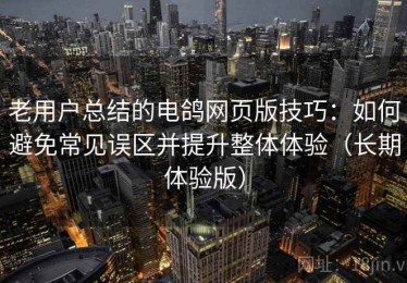老用户总结的电鸽网页版技巧：如何避免常见误区并提升整体体验（长期体验版）