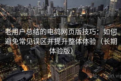 老用户总结的电鸽网页版技巧：如何避免常见误区并提升整体体验（长期体验版）