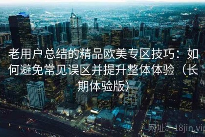 老用户总结的精品欧美专区技巧：如何避免常见误区并提升整体体验（长期体验版）