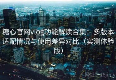糖心官网vlog功能解读合集：多版本适配情况与使用差异对比（实测体验版）