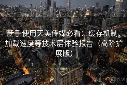 新手使用天美传媒必看：缓存机制、加载速度等技术层体验报告（高阶扩展版）