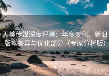 天美传媒深度评测：年度变化、新旧版本差异与优化部分（专家分析版）