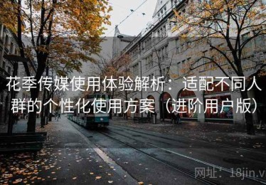 花季传媒使用体验解析：适配不同人群的个性化使用方案（进阶用户版）