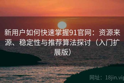 新用户如何快速掌握91官网：资源来源、稳定性与推荐算法探讨（入门扩展版）