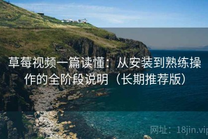 草莓视频一篇读懂：从安装到熟练操作的全阶段说明（长期推荐版）