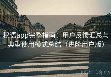 秘语app完整指南：用户反馈汇总与典型使用模式总结（进阶用户版）
