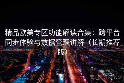精品欧美专区功能解读合集：跨平台同步体验与数据管理讲解（长期推荐版）