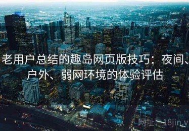 老用户总结的趣岛网页版技巧：夜间、户外、弱网环境的体验评估