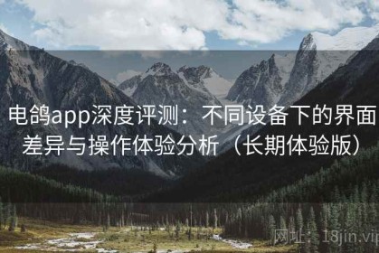 电鸽app深度评测：不同设备下的界面差异与操作体验分析（长期体验版）