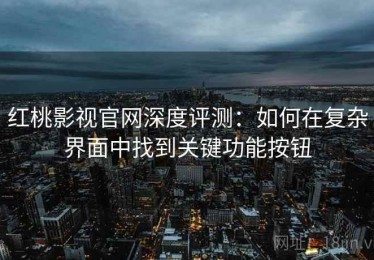 红桃影视官网深度评测：如何在复杂界面中找到关键功能按钮