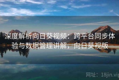 深度解析向日葵视频：跨平台同步体验与数据管理讲解，向日葵视版