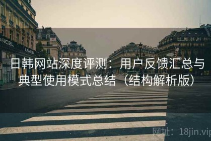 日韩网站深度评测：用户反馈汇总与典型使用模式总结（结构解析版）