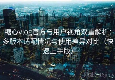 糖心vlog官方与用户视角双重解析：多版本适配情况与使用差异对比（快速上手版）