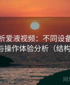 全面剖析爱液视频：不同设备下的界面差异与操作体验分析（结构解析版）