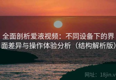 全面剖析爱液视频：不同设备下的界面差异与操作体验分析（结构解析版）