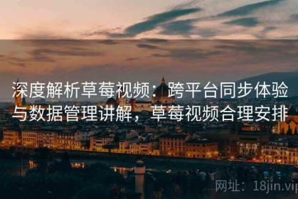 深度解析草莓视频：跨平台同步体验与数据管理讲解，草莓视频合理安排