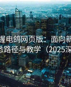 快速掌握电鸽网页版：面向新手的快速熟悉路径与教学（2025深度版）