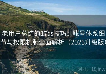 老用户总结的17cs技巧：账号体系细节与权限机制全面解析（2025升级版）