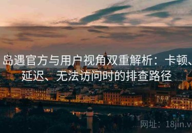 岛遇官方与用户视角双重解析：卡顿、延迟、无法访问时的排查路径
