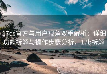 17cs官方与用户视角双重解析：详细功能拆解与操作步骤分析，17b拆解