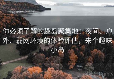 你必须了解的趣岛聚集地：夜间、户外、弱网环境的体验评估，来个趣味小岛
