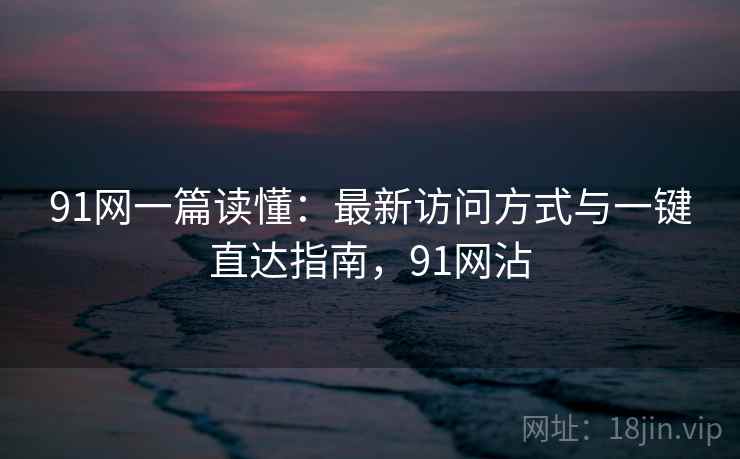 91网一篇读懂:最新访问方式与一键直达指南,91网沾 91网一篇读懂:最新访问方式与一键直达指南,91网沾
