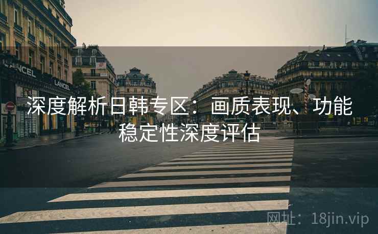 深度解析日韩专区:画质表现、功能稳定性深度评估 深度解析日韩专区:画质表现、功能稳定性深度评估