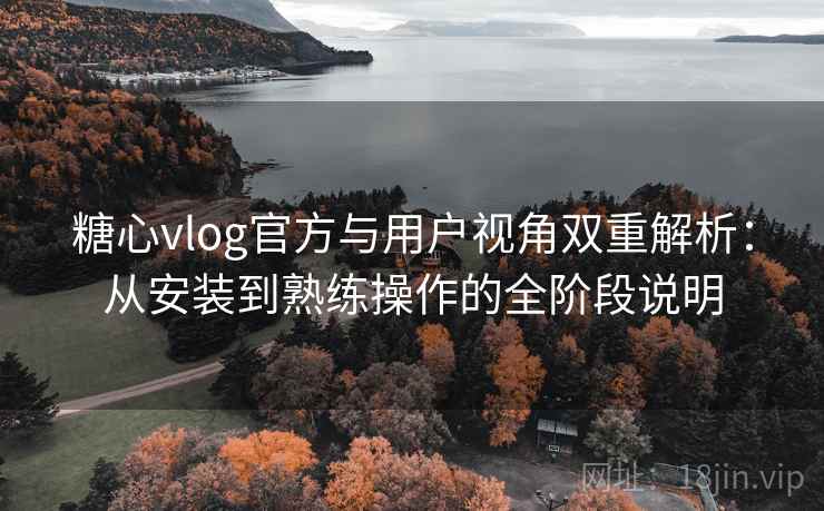糖心vlog官方与用户视角双重解析：从安装到熟练操作的全阶段说明